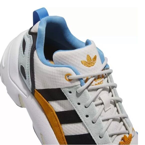 Adidas Zx 22 Boost White/Gold/Blue - Picture 8 of 12